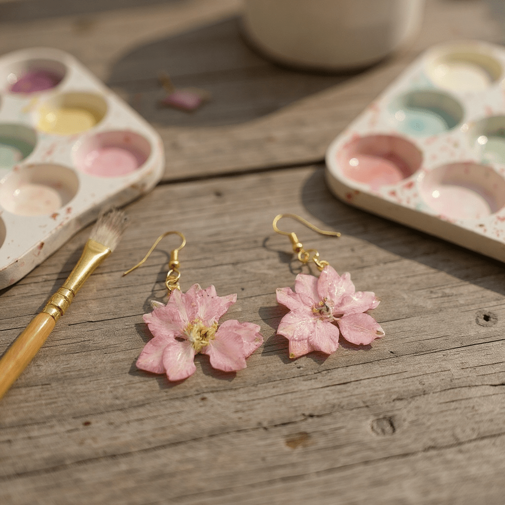 Forever pink dangle earrings - Primacora