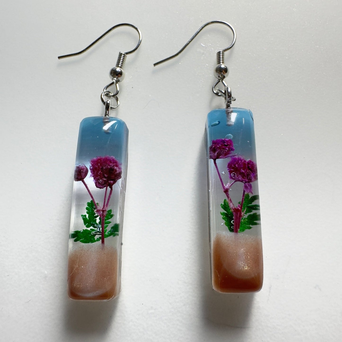 Garden in a bottle earrings - Primacora
