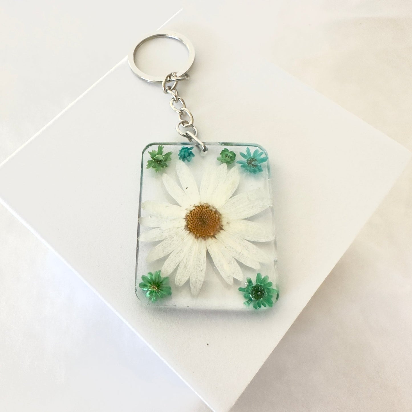 Green & white keychain - Primacora