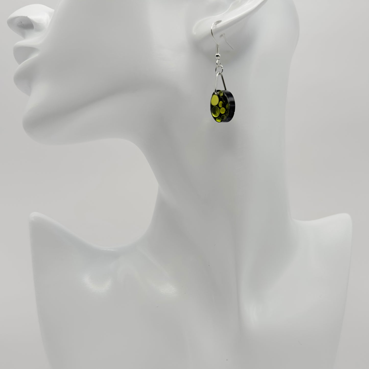 Oval bling earrings