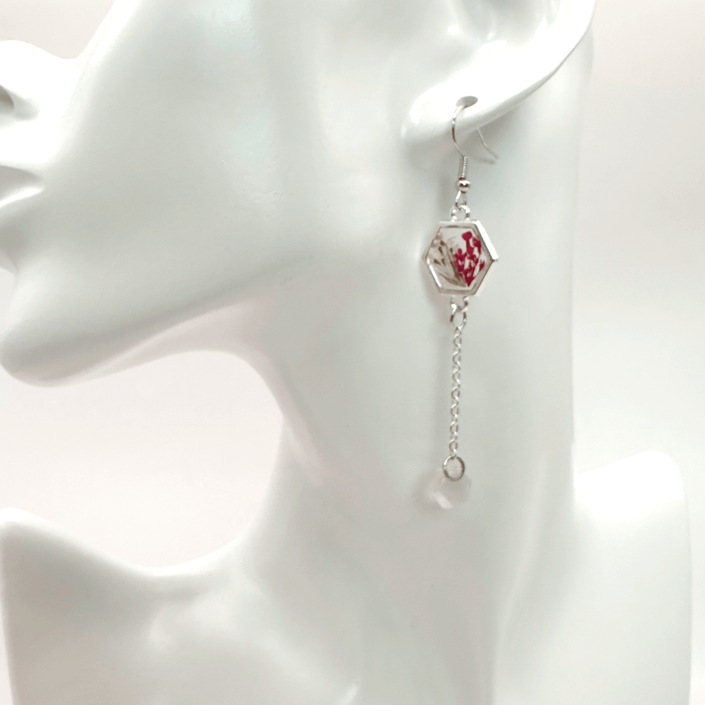 Dangle hexagonal earrings - Primacora