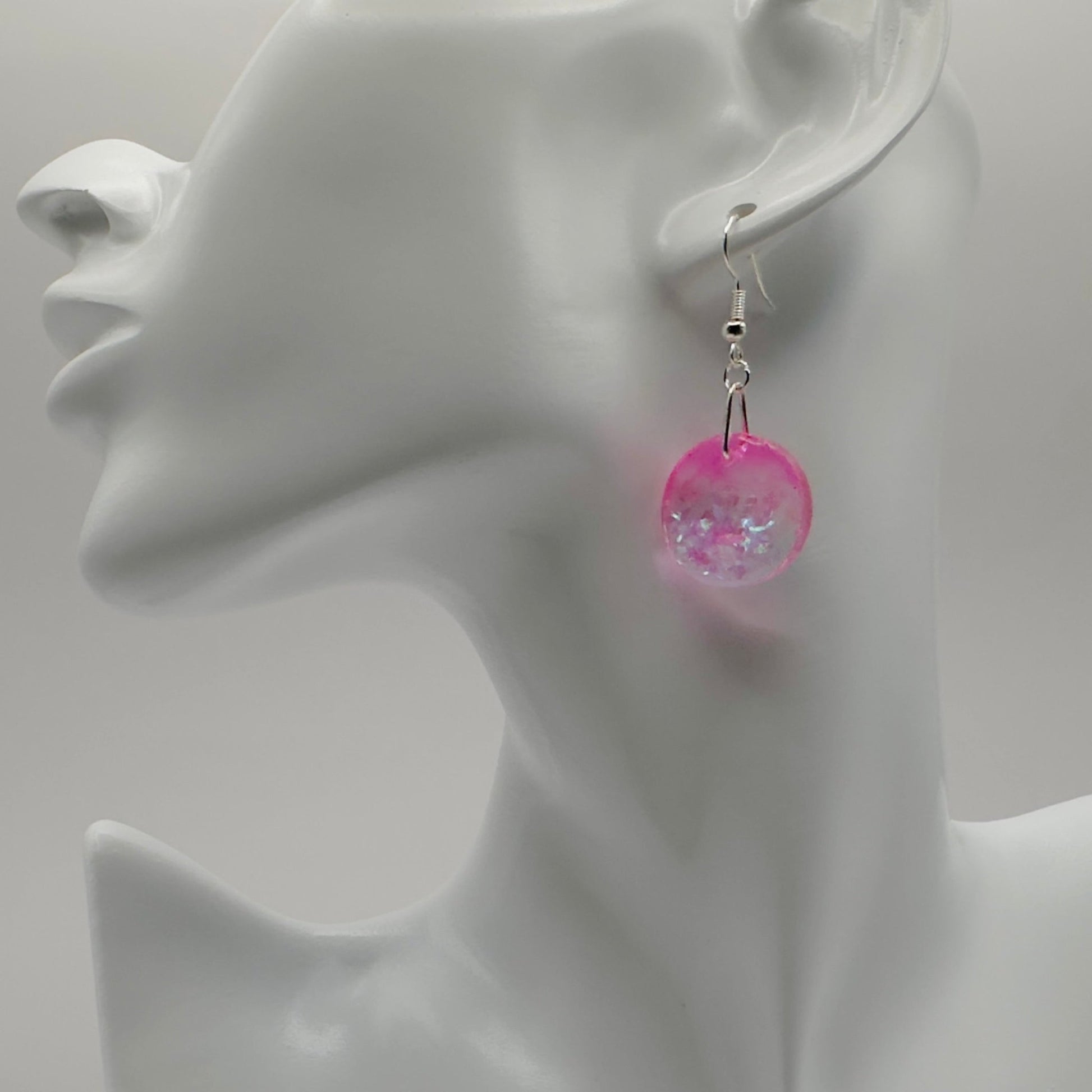 Glitter colorful dangle earrings - Primacora