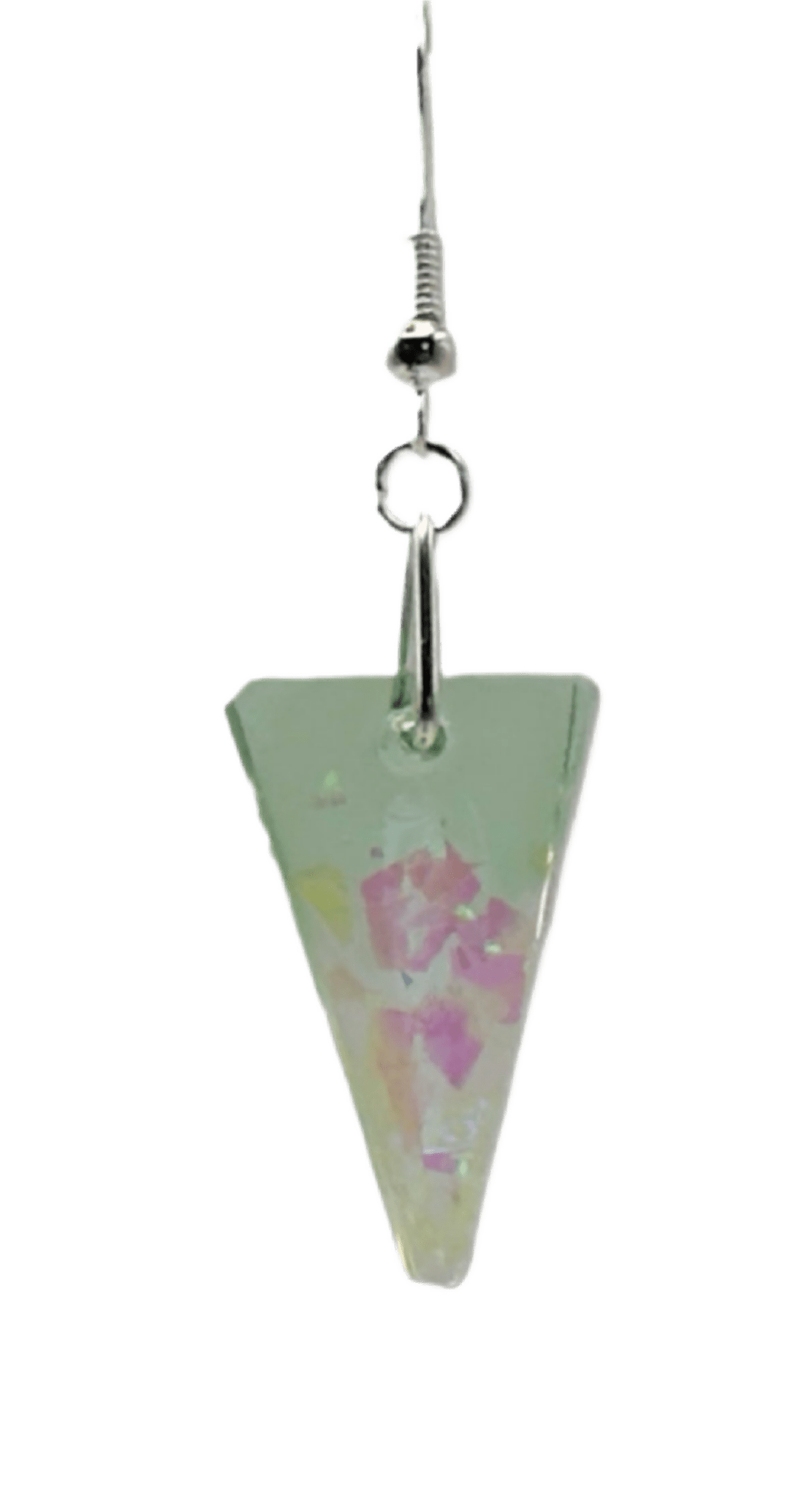 Glitter colorful dangle earrings - Primacora