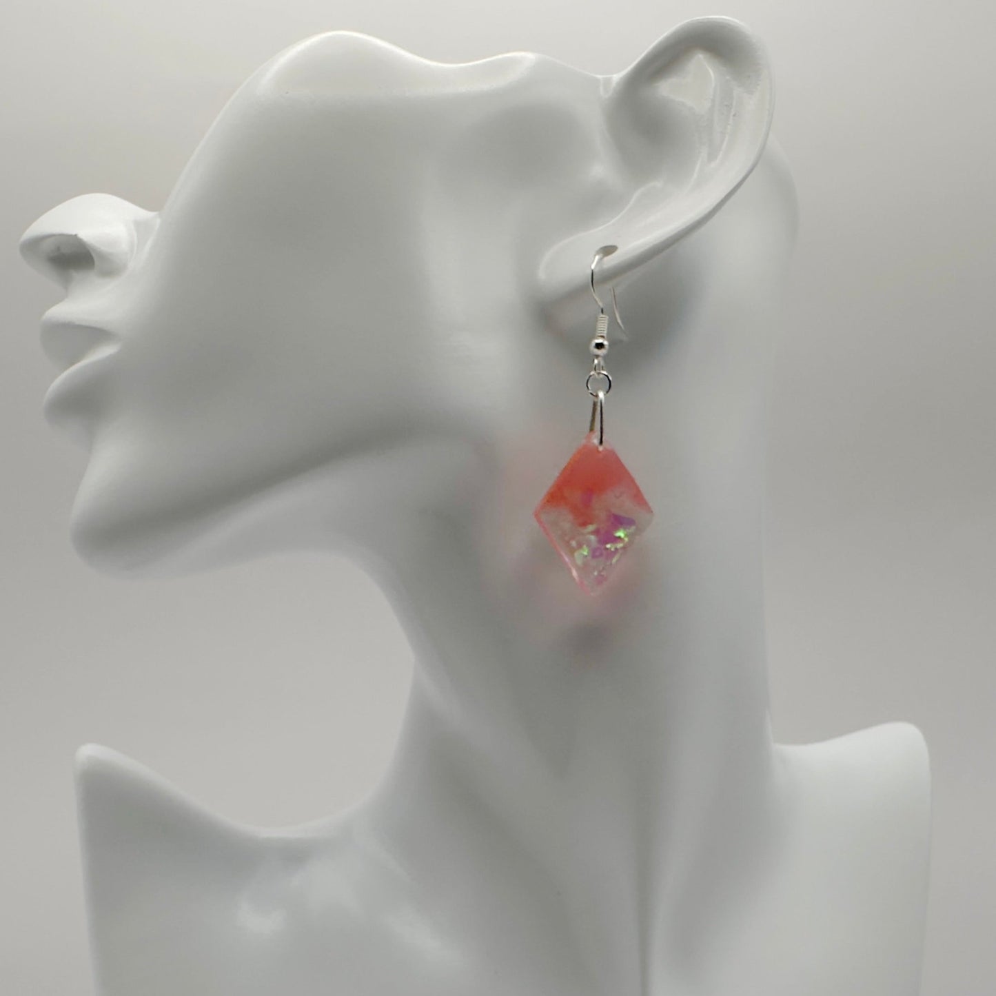 Glitter colorful dangle earrings - Primacora