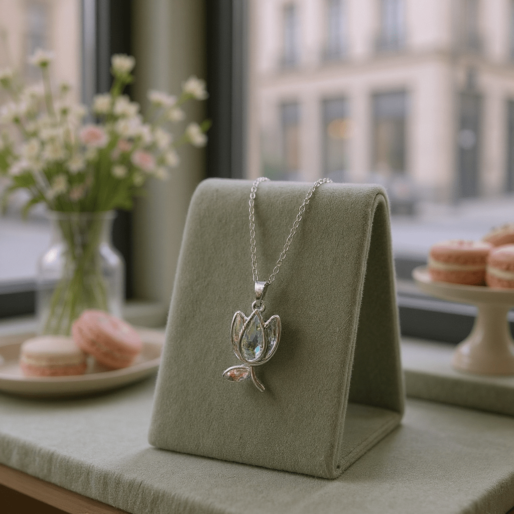 Holo tulip necklace - Primacora