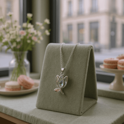 Holo tulip necklace - Primacora