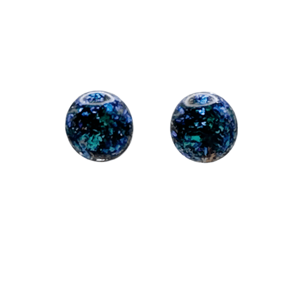 Iridescent green and blue studs - Primacora