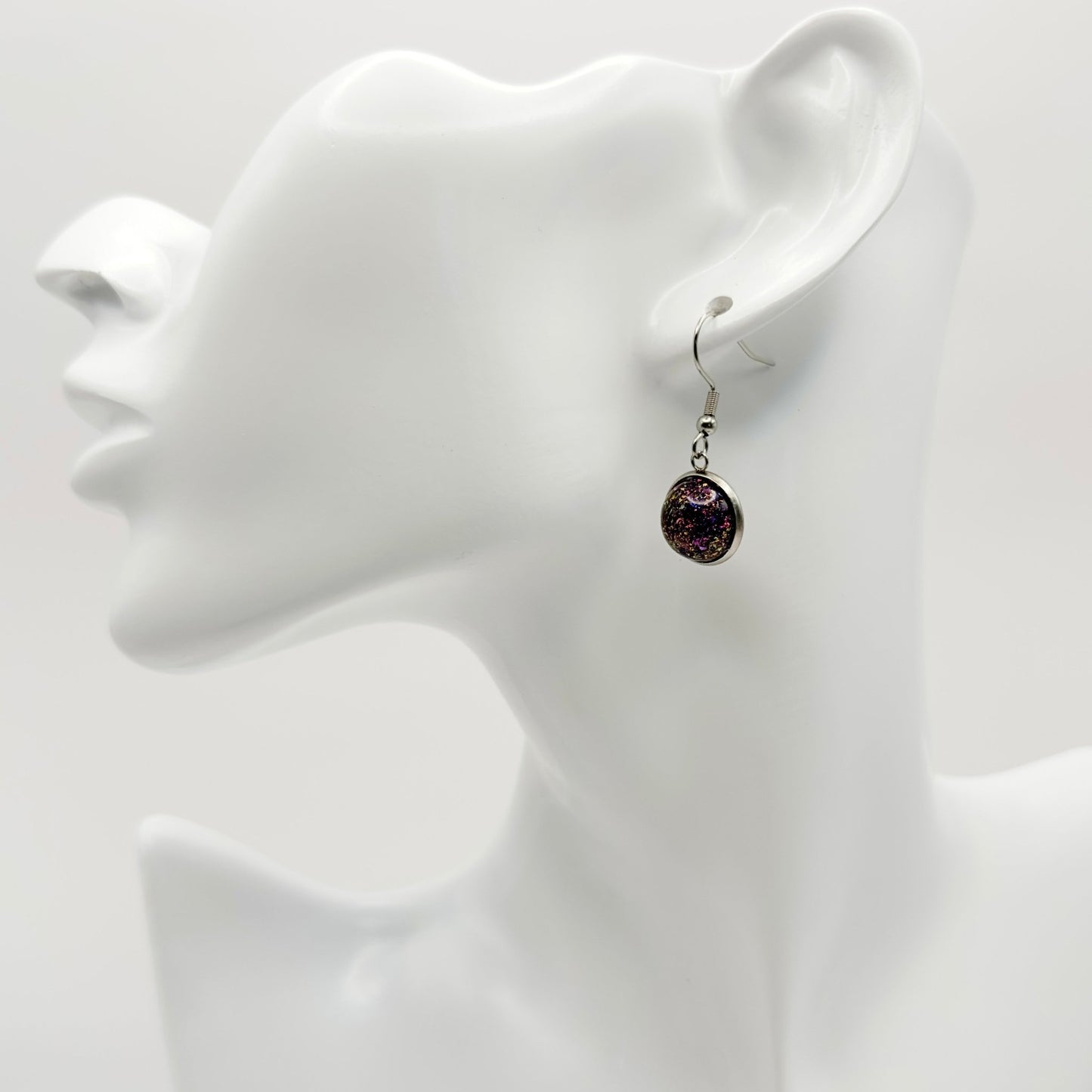 Iridescent half sphere dangles - Primacora