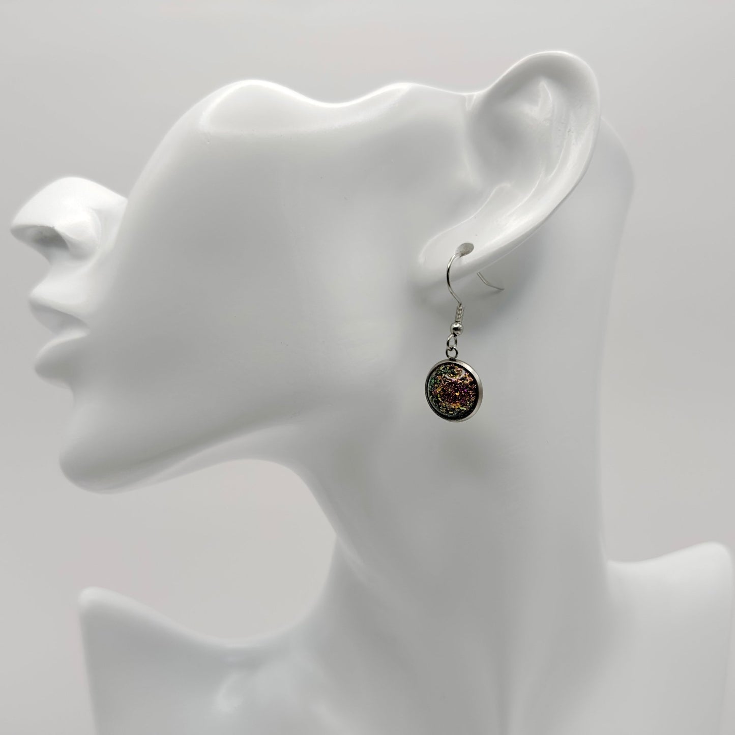 Iridescent half sphere dangles - Primacora