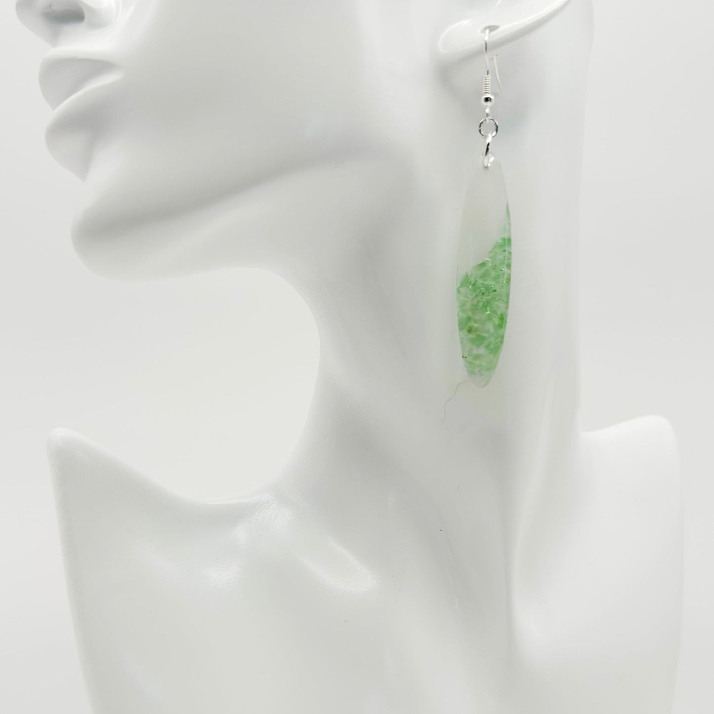 Long oval earrings - Primacora