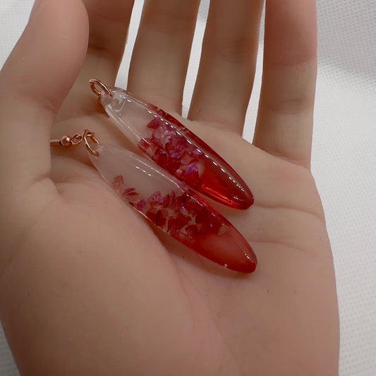 Long oval earrings - Primacora