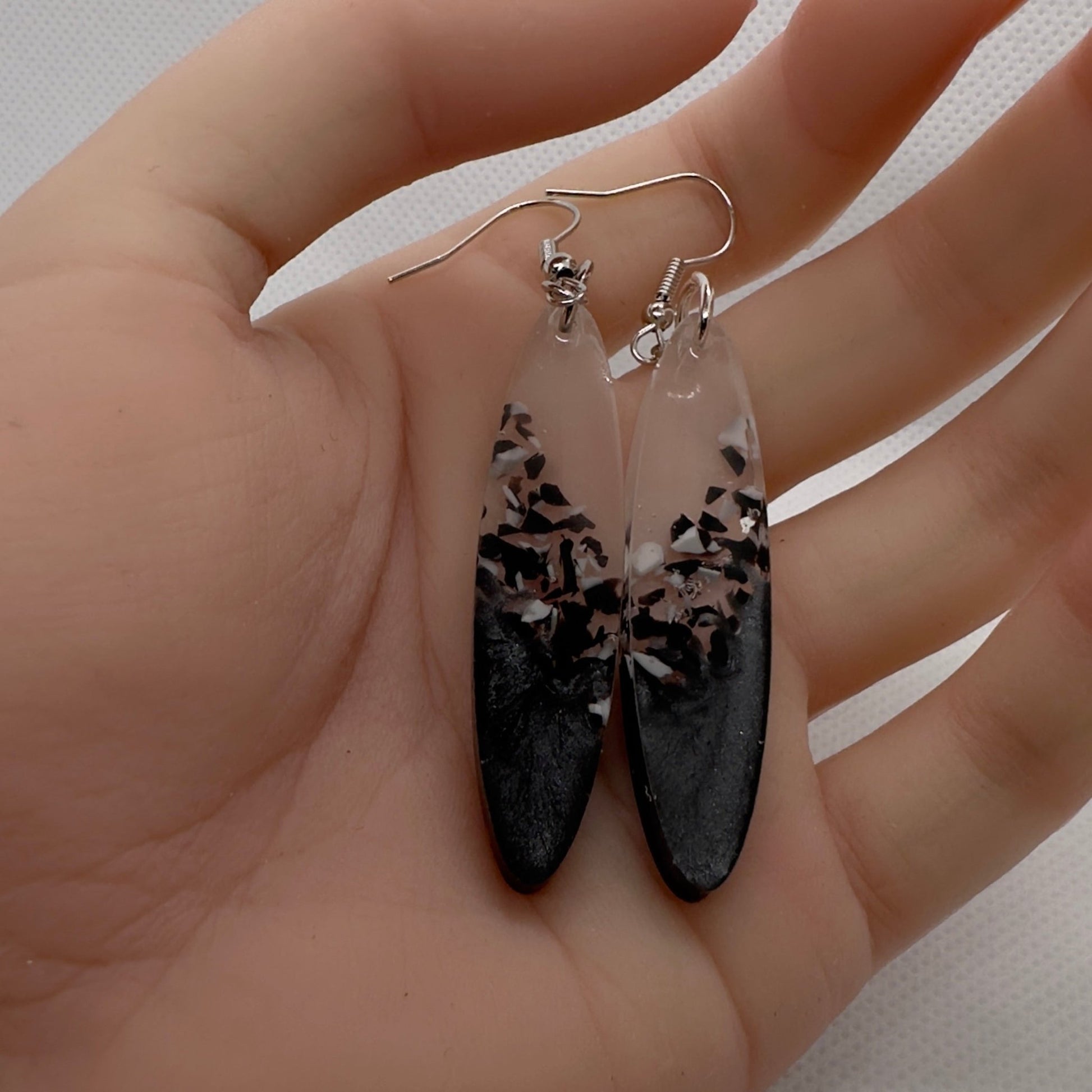 Long oval earrings - Primacora