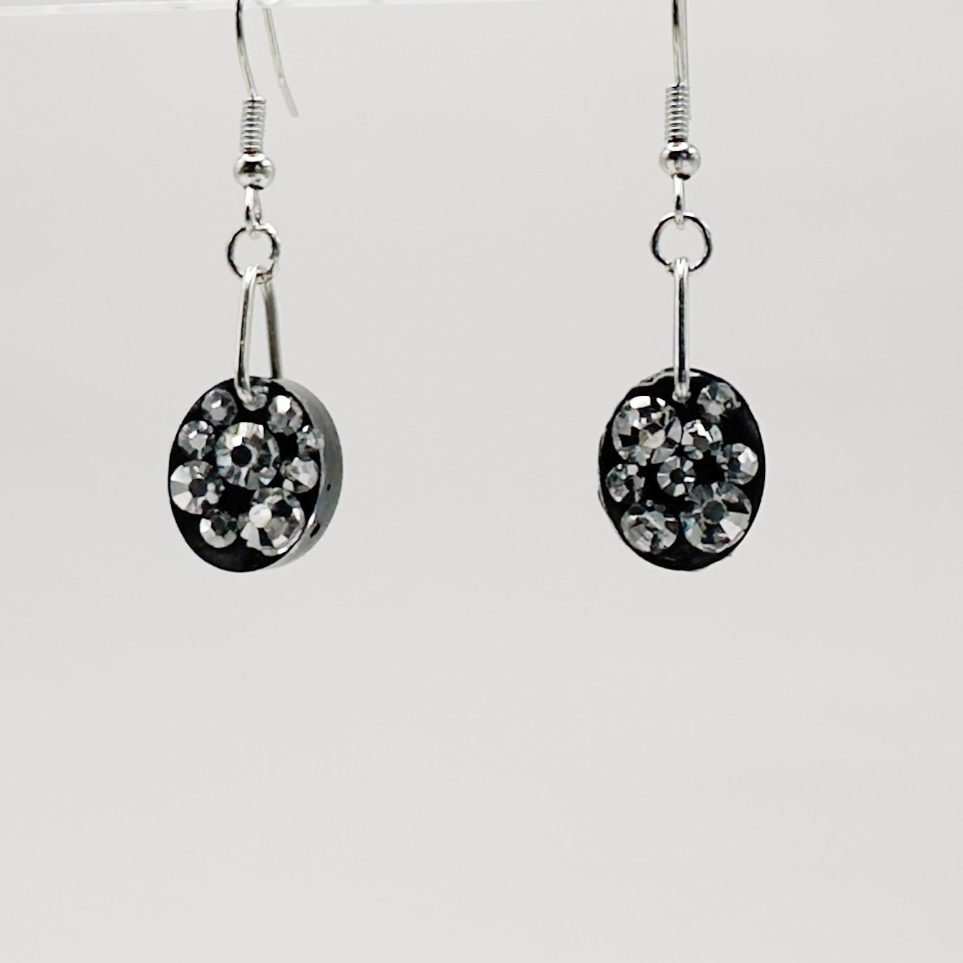 Oval bling earrings - Primacora