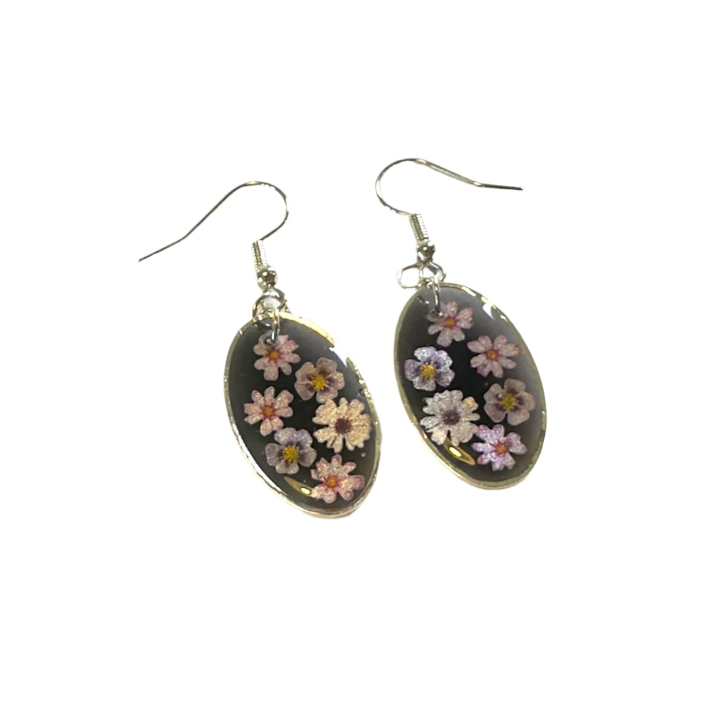 Oval floral earrings - Primacora