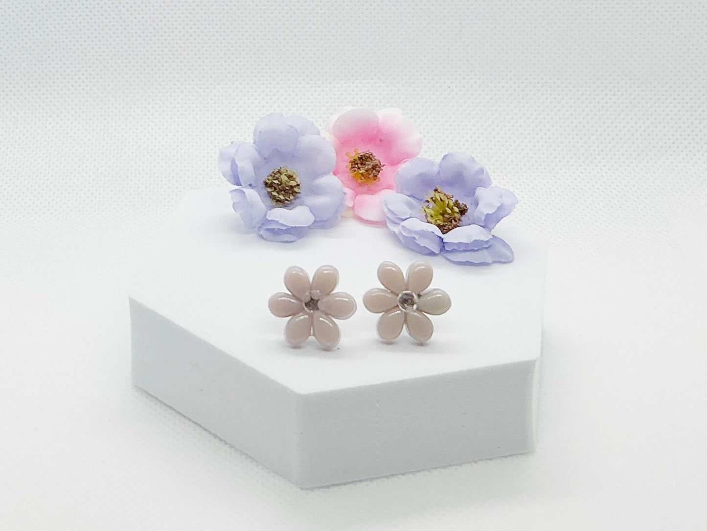Pastel flower studs - Primacora