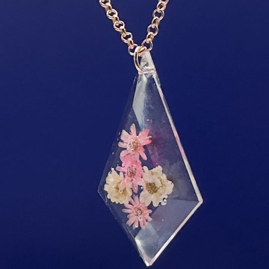 Prismatic pink necklace - Primacora