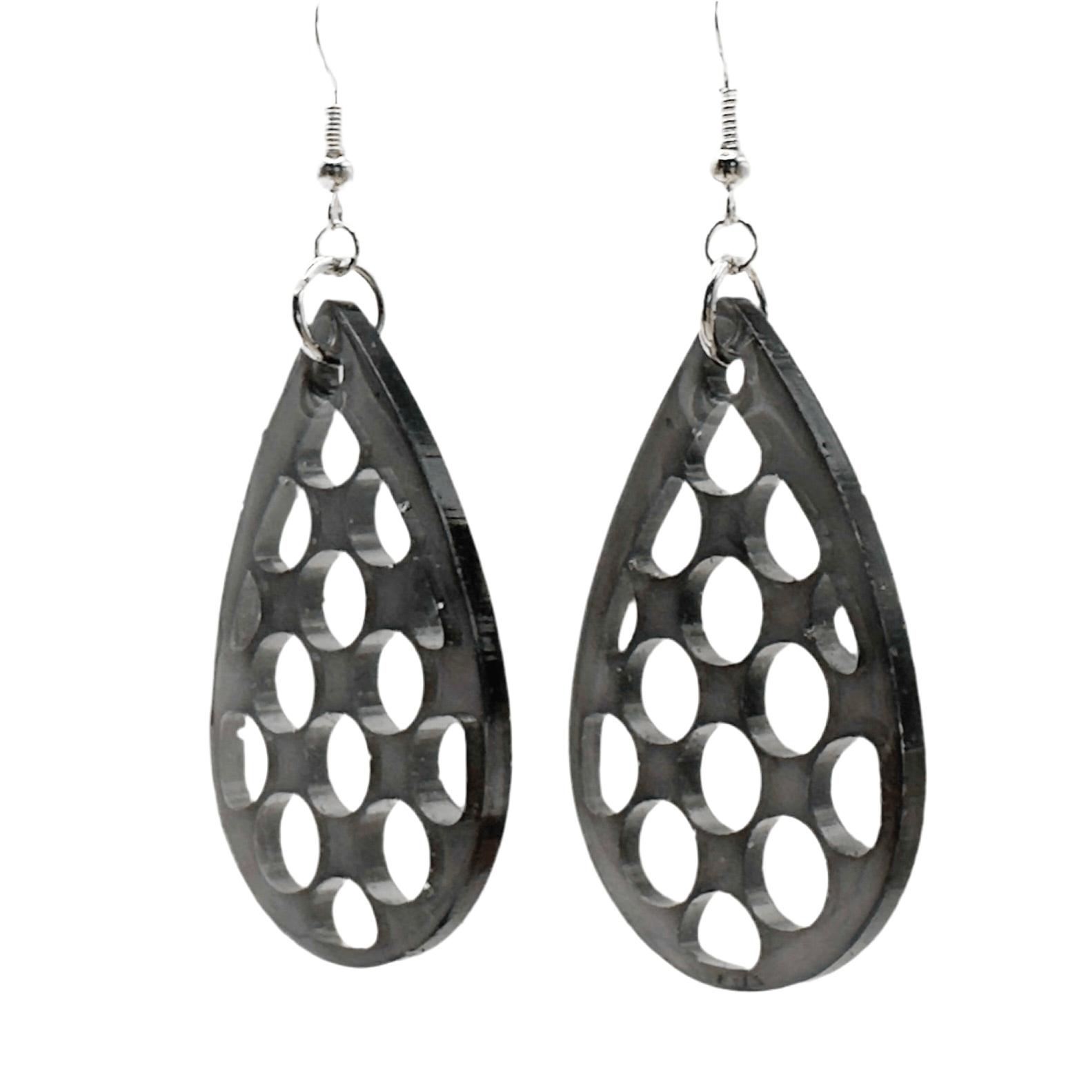 Transparent polka dots earrings - Primacora