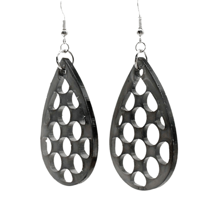 Transparent polka dots earrings - Primacora