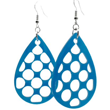 Transparent polka dots earrings - Primacora