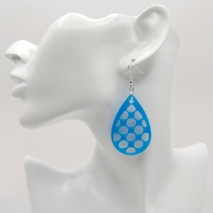Transparent polka dots earrings - Primacora