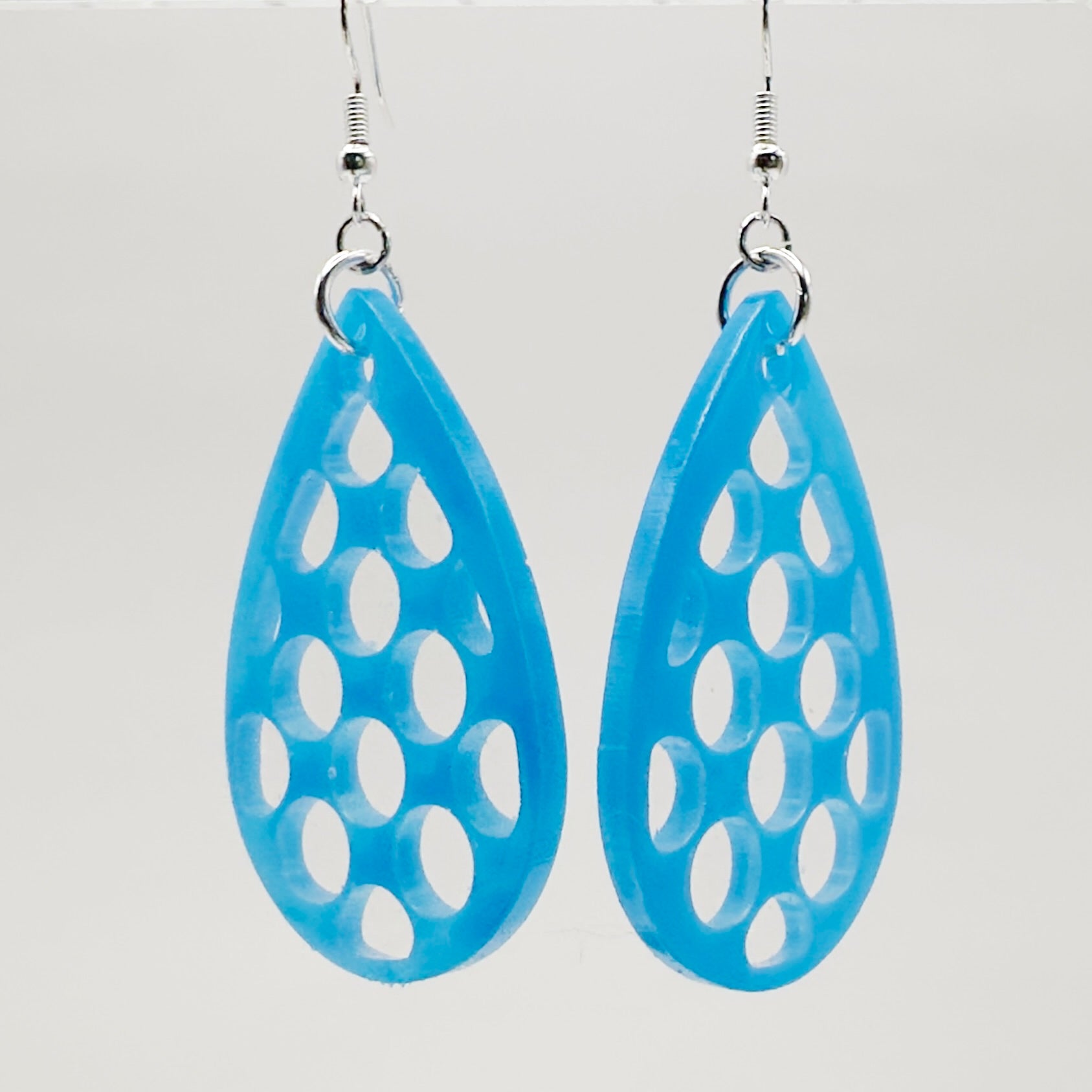 Transparent polka dots earrings - Primacora