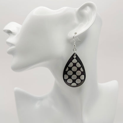 Transparent polka dots earrings - Primacora