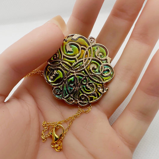 Verdant swirl necklace - Primacora